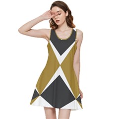 Abstract Pattern Geometric Backgrounds   Inside Out Racerback Dress