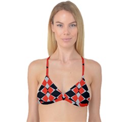 Abstract pattern geometric backgrounds   Reversible Tri Bikini Top