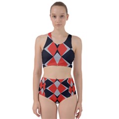 Abstract pattern geometric backgrounds   Racer Back Bikini Set