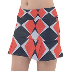 Abstract pattern geometric backgrounds   Classic Tennis Skirt