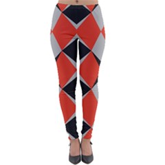 Abstract pattern geometric backgrounds   Lightweight Velour Leggings