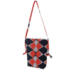 Abstract pattern geometric backgrounds   Folding Shoulder Bag