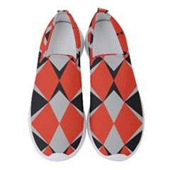 Abstract pattern geometric backgrounds   Women s Slip On Sneakers