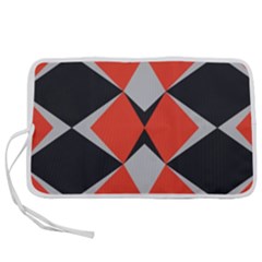 Abstract pattern geometric backgrounds   Pen Storage Case (M)