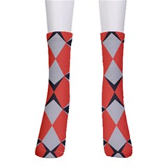 Abstract pattern geometric backgrounds   Crew Socks