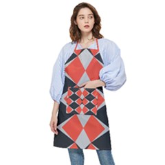 Abstract pattern geometric backgrounds   Pocket Apron