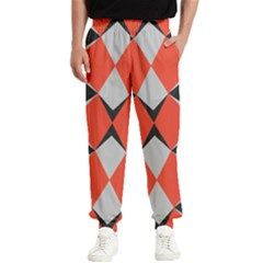 Abstract pattern geometric backgrounds   Men s Elastic Waist Pants