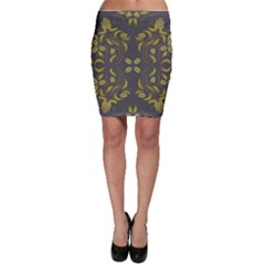 Folk flowers print Floral pattern Ethnic art Bodycon Skirt