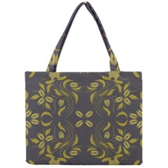 Folk flowers print Floral pattern Ethnic art Mini Tote Bag