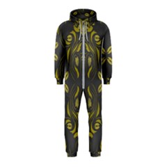 Folk flowers print Floral pattern Ethnic art Hooded Jumpsuit (Kids)