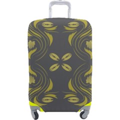 Folk flowers print Floral pattern Ethnic art Luggage Cover (Large)