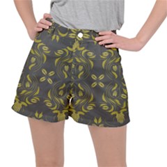 Folk flowers print Floral pattern Ethnic art Ripstop Shorts