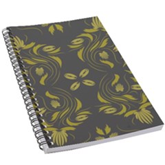 Folk flowers print Floral pattern Ethnic art 5.5  x 8.5  Notebook