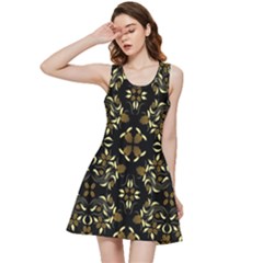 Folk Flowers Print Floral Pattern Ethnic Art Inside Out Racerback Dress