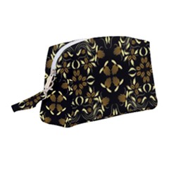 Folk Flowers Print Floral Pattern Ethnic Art Wristlet Pouch Bag (medium) by Eskimos