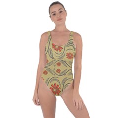 Folk Flowers Print Floral Pattern Ethnic Art Bring Sexy Back Swimsuit by Eskimos