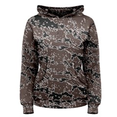 Brown And Black Abstract Vivid Texture Women s Pullover Hoodie by dflcprintsclothing