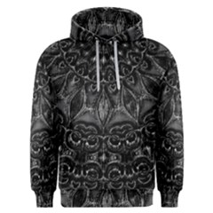 Charcoal Mandala Men s Overhead Hoodie by MRNStudios