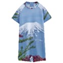 Mountain-mount-landscape-japanese Kids  Boyleg Half Suit Swimwear View1