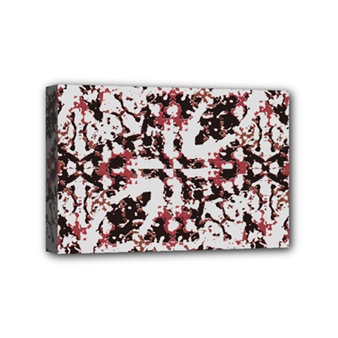 Texture Mosaic Abstract Design Mini Canvas 6  x 4  (Stretched)