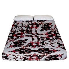 Texture Mosaic Abstract Design Fitted Sheet (california King Size) by dflcprintsclothing