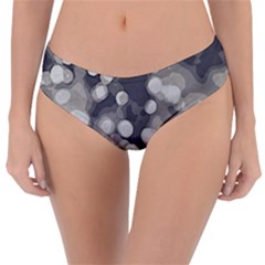 Gray Circles Of Light Reversible Classic Bikini Bottoms by DimitriosArt