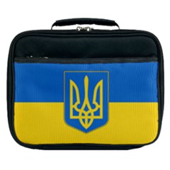 Flag Of Ukraine With Coat Of Arms Lunch Bag by abbeyz71