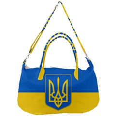 Flag Of Ukraine Coat Of Arms Removal Strap Handbag by abbeyz71