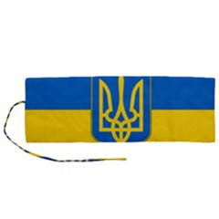 Flag Of Ukraine Coat Of Arms Roll Up Canvas Pencil Holder (m) by abbeyz71