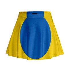 Roundel Of Ukrainian Air Force Mini Flare Skirt by abbeyz71