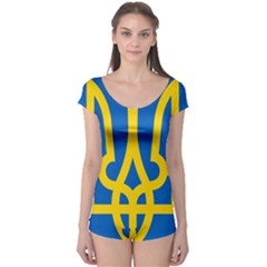 Coat Of Arms Of Ukraine Boyleg Leotard  by abbeyz71