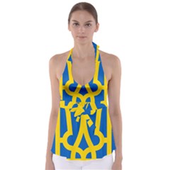 Coat Of Arms Of Ukraine Babydoll Tankini Top by abbeyz71