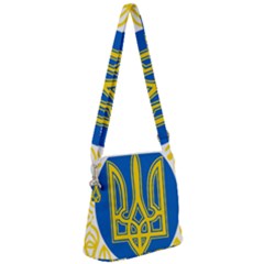 Greater Coat Of Arms Of Ukraine, 1918-1920  Zipper Messenger Bag by abbeyz71