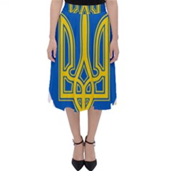 Greater Coat Of Arms Of Ukraine, 1918-1920  Classic Midi Skirt by abbeyz71