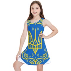 Coat Of Arms Of Ukraine, 1918-1920 Kids  Lightweight Sleeveless Dress by abbeyz71