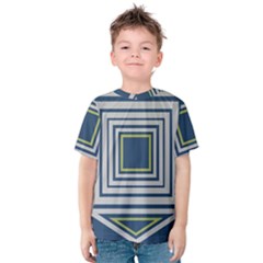 Abstract pattern geometric backgrounds   Kids  Cotton Tee