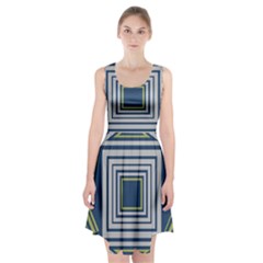 Abstract Pattern Geometric Backgrounds   Racerback Midi Dress by Eskimos