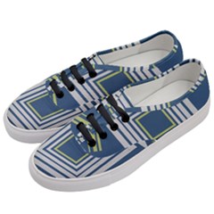 Abstract pattern geometric backgrounds   Women s Classic Low Top Sneakers