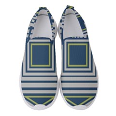 Abstract pattern geometric backgrounds   Women s Slip On Sneakers