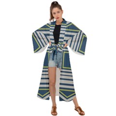 Abstract pattern geometric backgrounds   Maxi Kimono