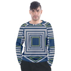 Abstract pattern geometric backgrounds   Men s Long Sleeve Raglan Tee