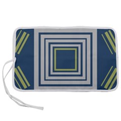 Abstract pattern geometric backgrounds   Pen Storage Case (S)