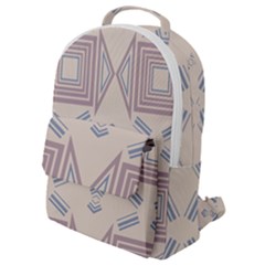 Abstract Pattern Geometric Backgrounds   Flap Pocket Backpack (small) by Eskimos