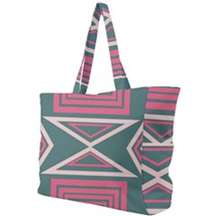 Abstract Pattern Geometric Backgrounds   Simple Shoulder Bag by Eskimos