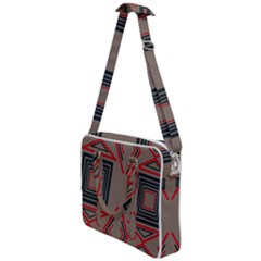 Abstract Pattern Geometric Backgrounds   Cross Body Office Bag by Eskimos