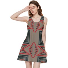 Abstract Pattern Geometric Backgrounds   Inside Out Racerback Dress by Eskimos