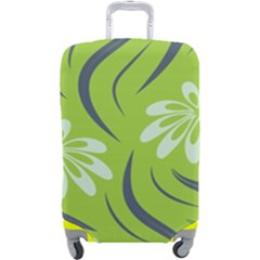 Folk Flowers Print Floral Pattern Ethnic Art Luggage Cover (large) by Eskimos