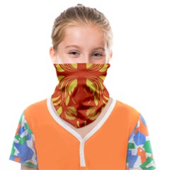 Folk Flowers Print Floral Pattern Ethnic Art Face Covering Bandana (kids)