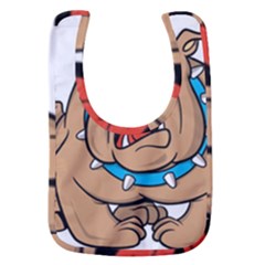 Bulldog-cartoon-illustration-11650862 Baby Bib by jellybeansanddinosaurs