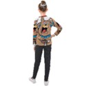 Bulldog-cartoon-illustration-11650862 Kids  Long Mesh Tee View2